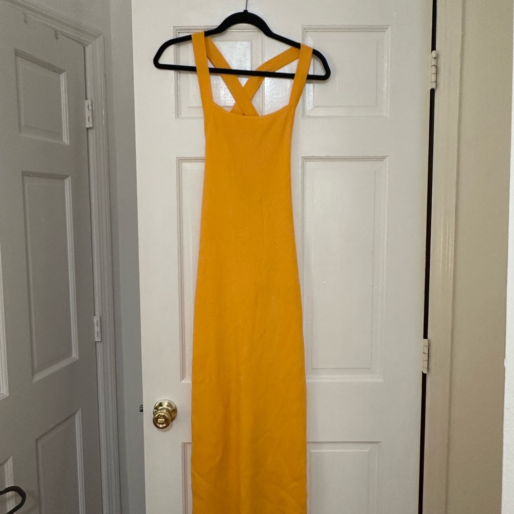 Elegant Orange Dress